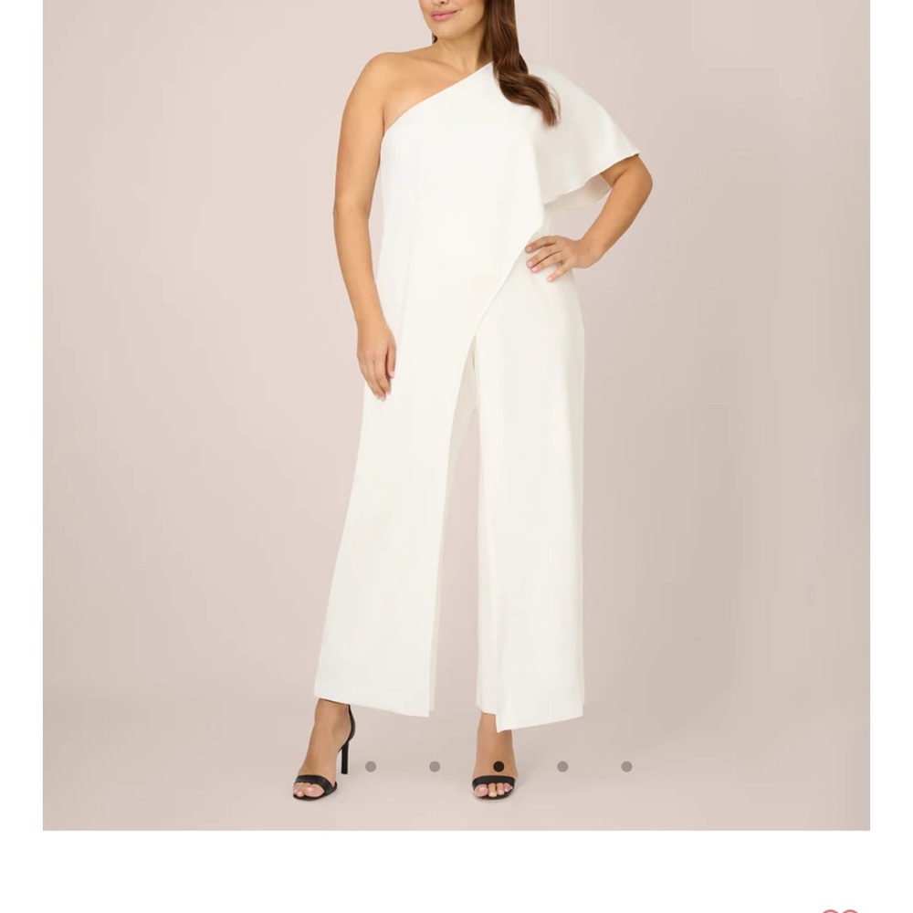 Adrianna Papell Flutter Jumpsuit